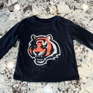 NFL Cincinnati Bengals long sleeve silkscreen t-shirt size S 4 unisex
